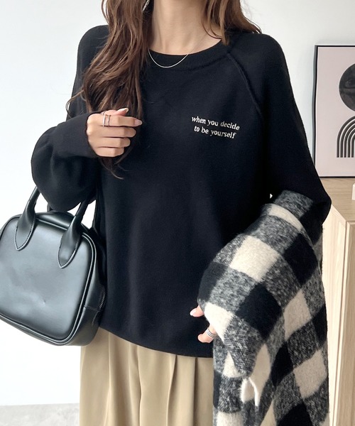 「Futier land」 長袖ニット FREE ライトグレー レディース_画像5