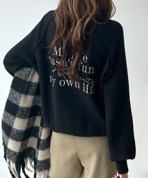 「Futier land」 長袖ニット FREE ライトグレー レディース_画像8