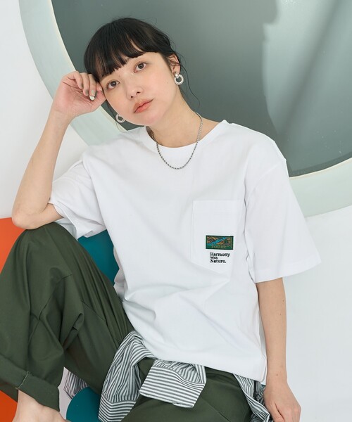 tシャツ Foxfire × FREAK'S STORE/フォックスファイヤー 別注 ウエストコードポケット付 Tシャツワンピース レディース Foxfire/別注 ウエストコードポケット付 Tシャツワンピース