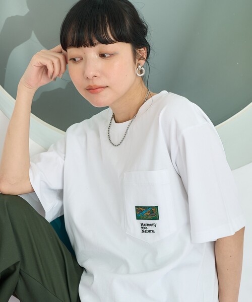 tシャツ Foxfire × FREAK'S STORE/フォックスファイヤー 裾コード ポケットTシャツ レディース | FREAK'S STORE | 06