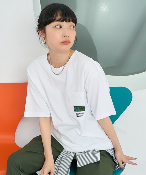 tシャツ Foxfire × FREAK'S STORE/フォックスファイヤー 裾コード ポケットTシャツ レディース | FREAK'S STORE | 07