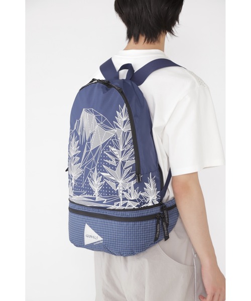 and wander（アンドワンダー） デイバック リュック 2WAY RIPSTOP BAG