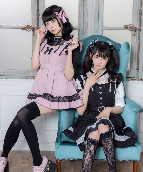 Dear my love whip ハートチョーカーベルトレースワンピース 5L ハートチョーカーベルトレースワンピース – レディース