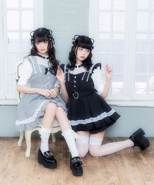 Dear my love whip ハートチョーカーベルトレースワンピース 5L ハートチョーカーベルトレースワンピース – レディース