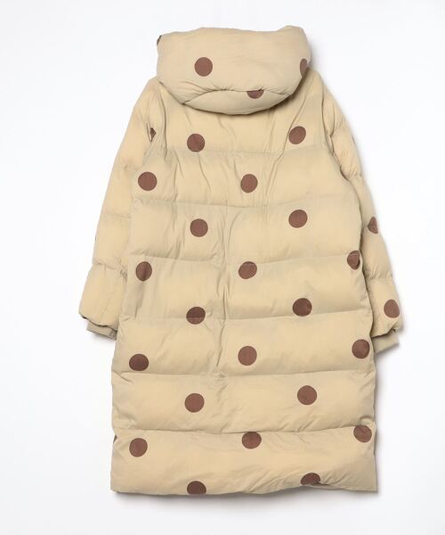 「jakke」 ドット柄コート 4 ブラウン レディース_画像2