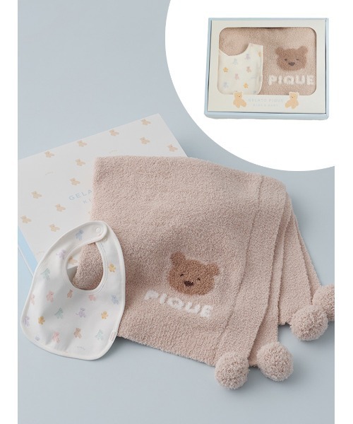 gelato pique 出産祝い 「ラッピング済み」「BABY」ベア