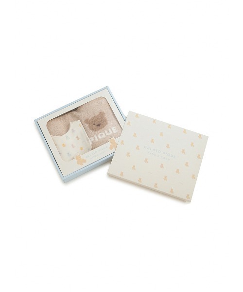 【新品未使用タグ付き】gelato pique ジェラピケ　2着セット gelato pique 出産祝い 「ラッピング済み」「BABY」ベア