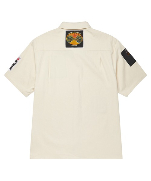 HUF 半袖シャツ XL ベージュ HUF シャツ X STAX PATCHES BUTTON UP / 半袖 メンズ レディース
