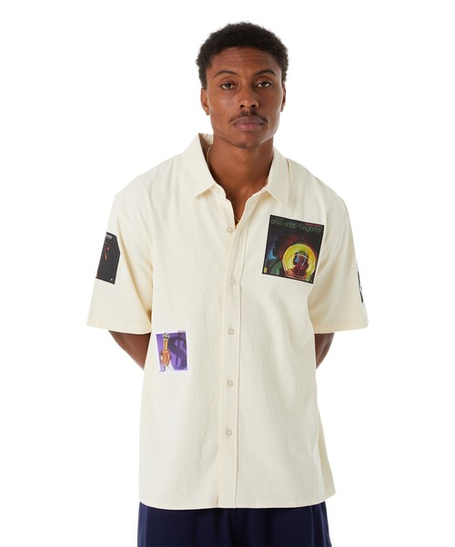 HUF シャツ X STAX PATCHES BUTTON UP / 半袖 メンズ レディース