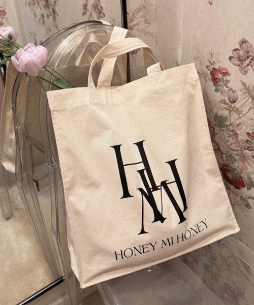 ハニーミーハニー バッグ HONEY MI トートバッグ 「ZOZO限定」HONEY logo totebag