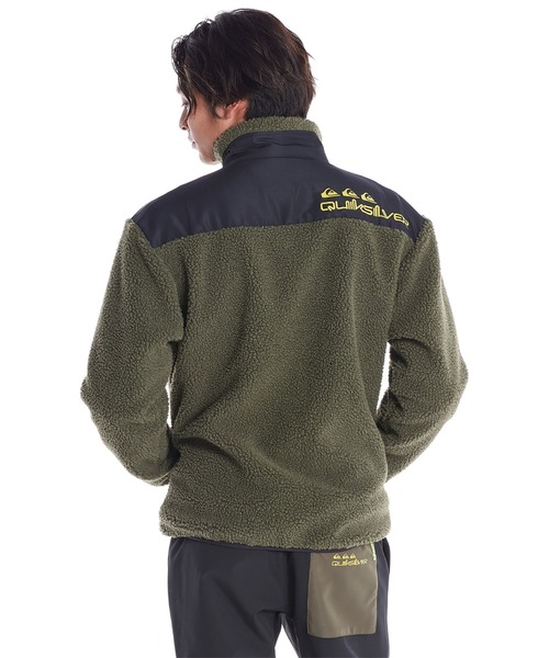 「Quiksilver」 ジップアップブルゾン LARGE グリーン メンズ_画像5