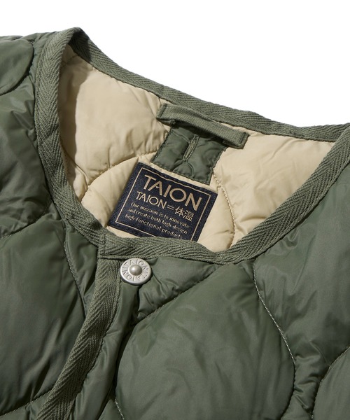 [TAION] пуховик MEDIUM черный женский 