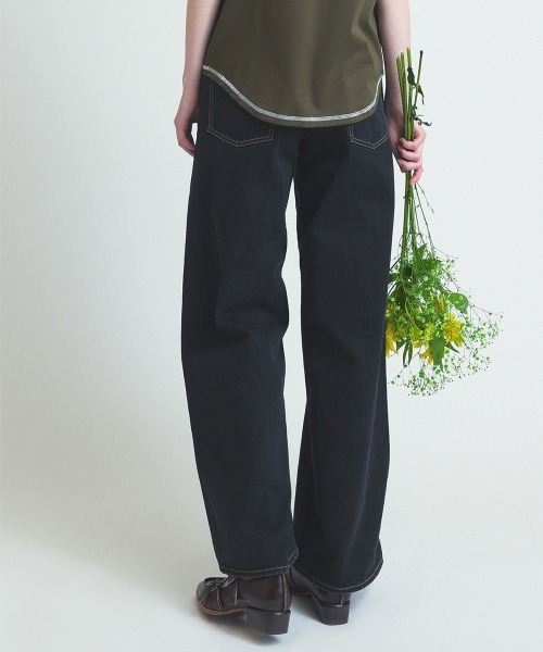 パンツ 「soduk」twisted line denim trousers レディース : ZOZOTOWN