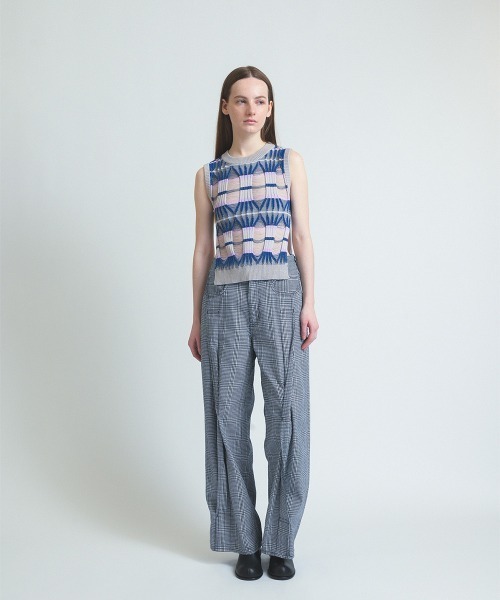 パンツ 「soduk」twisted line denim trousers レディース : ZOZOTOWN