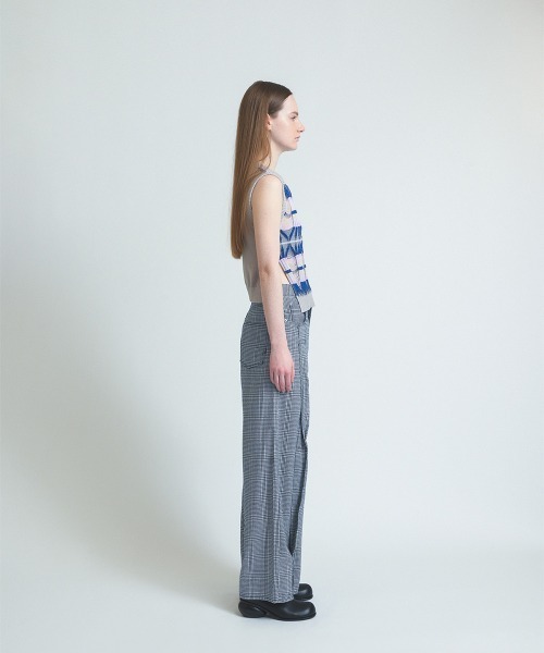 パンツ 「soduk」twisted line denim trousers レディース : ZOZOTOWN