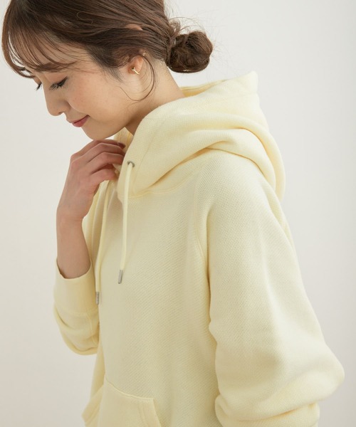 「URBAN RESEARCH DOORS」 プルオーバーパーカー MEDIUM イエロー レディース