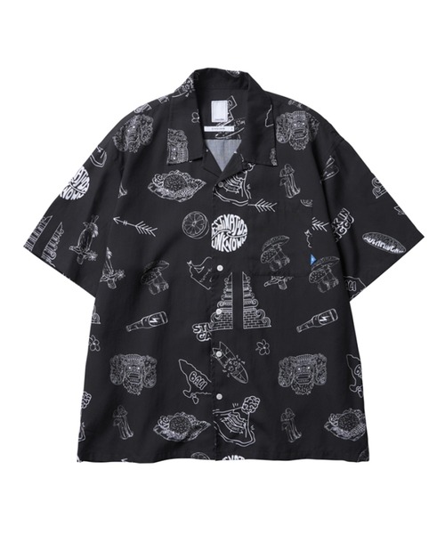 liberaiders リベレイダース　アロハシャツ　開襟シャツ　サイズM リベレイダース シャツ Liberaiders RAYON ALOHA SHIRT メンズ