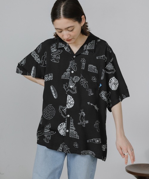 liberaiders リベレイダース　アロハシャツ　開襟シャツ　サイズM リベレイダース シャツ Liberaiders RAYON ALOHA SHIRT メンズ
