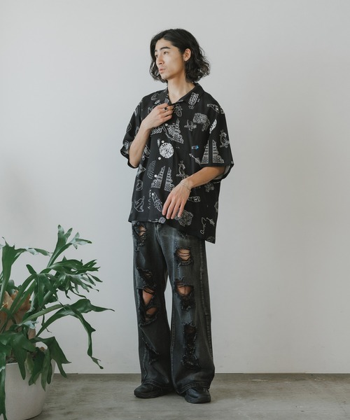 Liberaiders シャツ Liberaiders/リベレイダース RAYON ALOHA