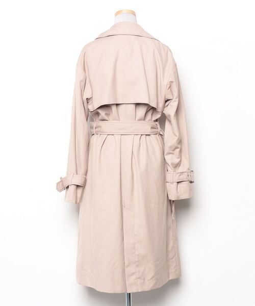 「QUEENS COURT」 トレンチコート 1 ベージュ レディース_画像2