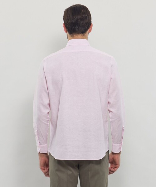 MACKINTOSH LONDON シャツ 「LEON掲載」ストレッチリネンワイド