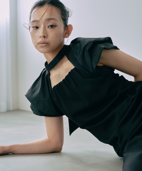 ANDRESD ドレス drape dress / ドレープドレス : ZOZOTOWN Yahoo