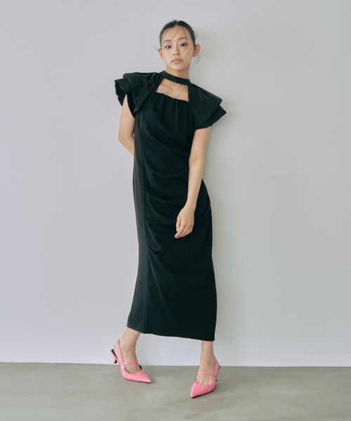 【新品未使用完売品】ANDRESD オケージョンドレス ANDRESD ドレス drape dress / ドレープドレス : ZOZOTOWN Yahoo