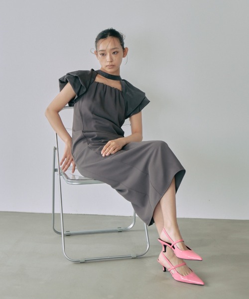 ANDRESD パーティードレス ドレス ドレープドレス / drape dress
