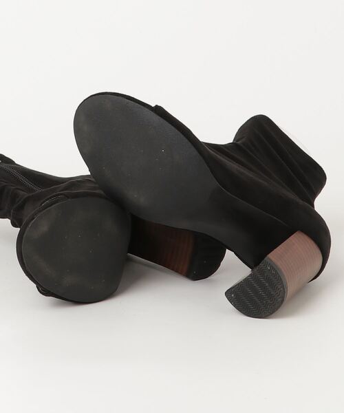 「TONAL」 オープントゥブーツ M ブラック レディース_画像3