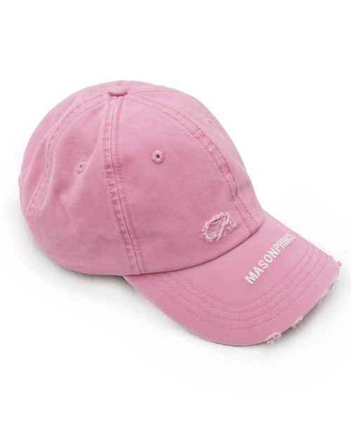 MASONPRINCE キャップ 帽子 ヴィンテージウォッシュ加工＆ダメージ加工