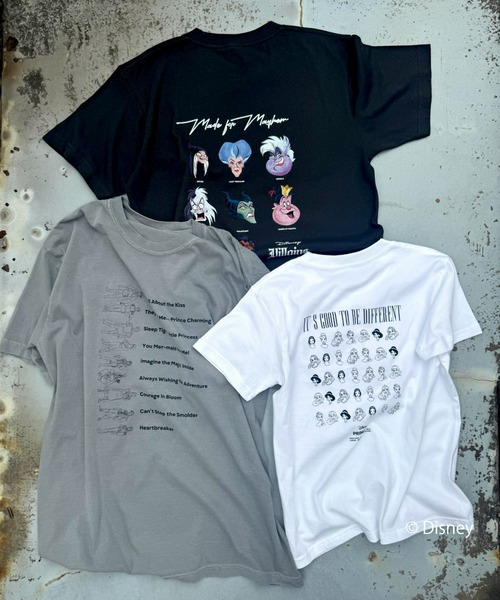 FIG&VIPER tシャツ Disney Villains/BIG T（ディズニー