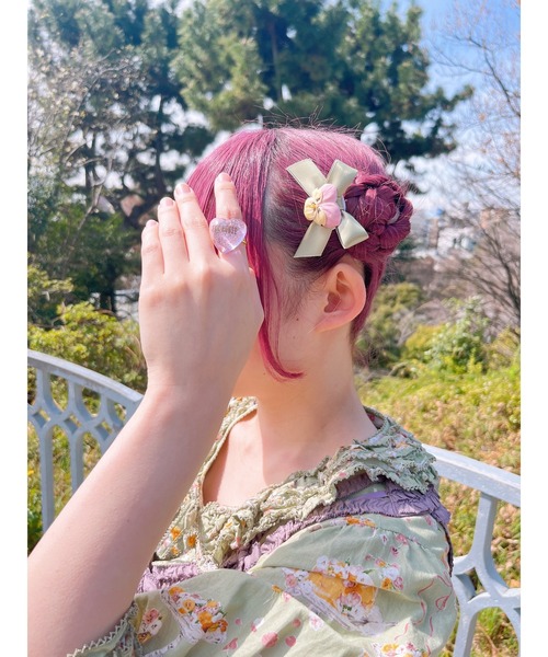 PINKHOUSE ミニブローチセット PINK HOUSE（ピンクハウス） ブローチ パンジーコサージ2WAYミニ