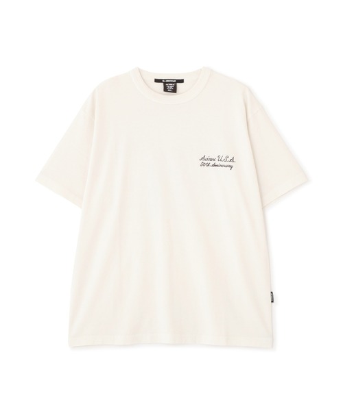 国内発送【AVIREX】HALF-CENTURY ANNIVERSARY T-SHIRT HALF CENTURY ANNIV. T-SHIRT | AVIREX（アヴィレックス