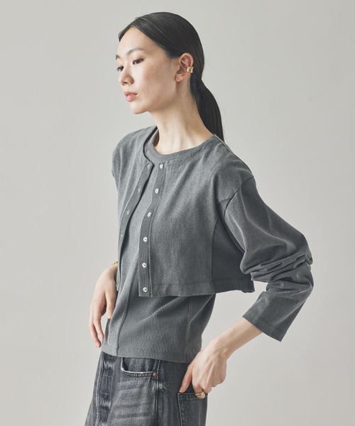 Curensology（カレンソロジー） カーディガン /「＆RC」フェードコンビ