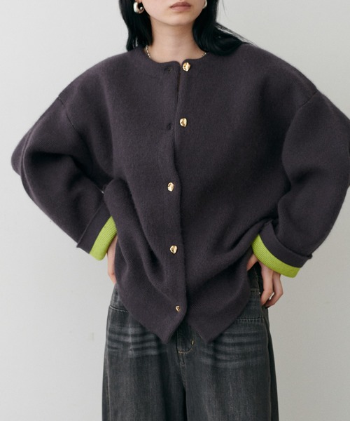 LARUTA FOX混W フェイスニットコート FOX混Wフェイスニットコート | LARUTA(ラルータ)レディース | PAL