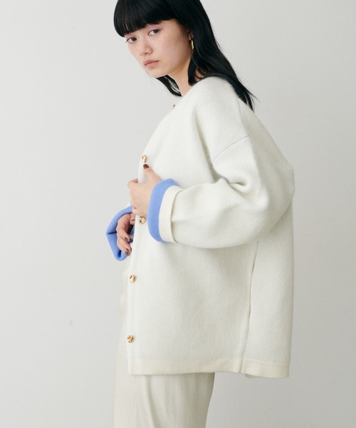 LARUTA（ラルータ） ノーカラーコート コート 「LARUTA」FOX混W