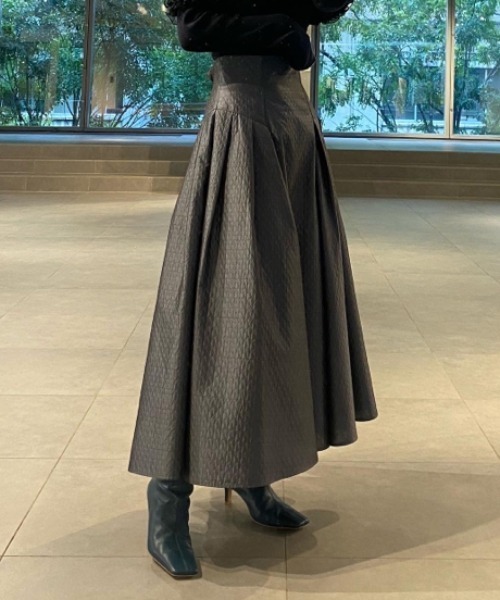 「FRAY I.D」 フレアスカート 0 ブラック レディース_画像2