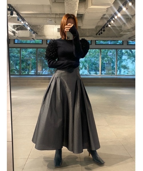 「FRAY I.D」 フレアスカート 0 ブラック レディース_画像10