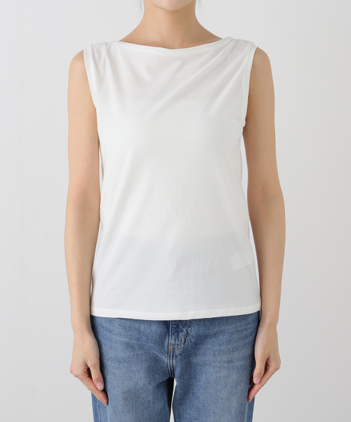 IENA - 美品❣️AURALEE IENA 別注 LUSTER リブノースリーブTシャツ IENA - ◇美品 AURALEE オーラリー IENA 別注 LUSTER リブ T