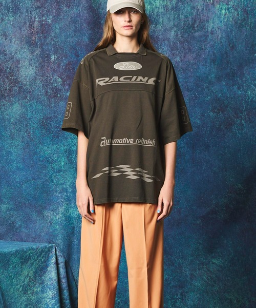 「MAISON SPECIAL」 半袖Tシャツ 2 グレイッシュベージュ メンズ