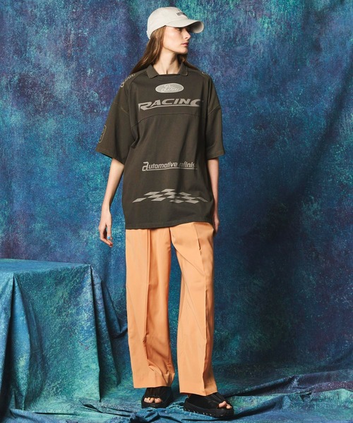 「MAISON SPECIAL」 半袖Tシャツ 2 グレイッシュベージュ メンズ