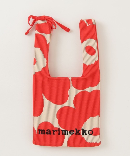 marimekko - Knitted Mini Tote Unikko トートバッグ Knitted Mini Tote Unikko トートバッグ | Maija Isola
