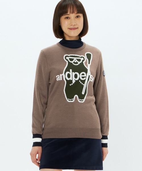 and per se（アンパスィ） ニット セーター クレアニットクルーネック