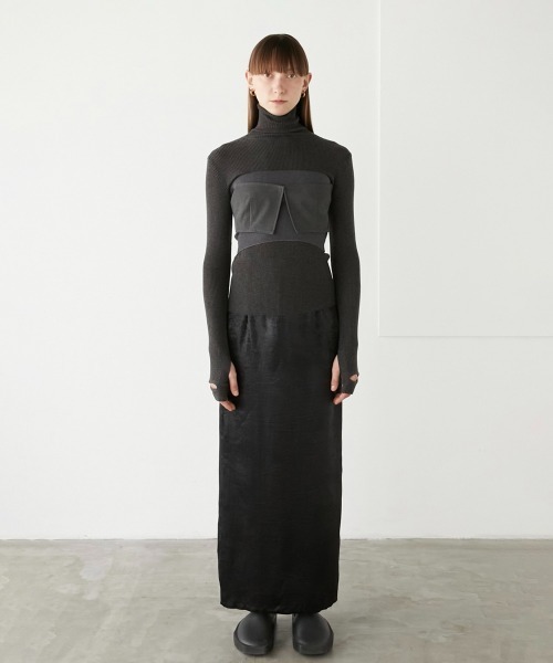 la peau de gem（ラポドゥジェム） ベアトップ FREE グレー レディース