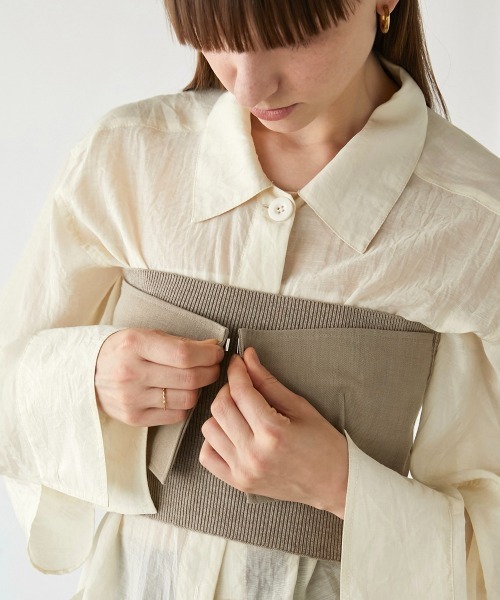 la peau de gem（ラポドゥジェム） ベアトップ FREE グレー レディース