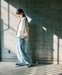 ワイドパンツ ジーンズ デニム デニムパンツ ...の詳細画像3