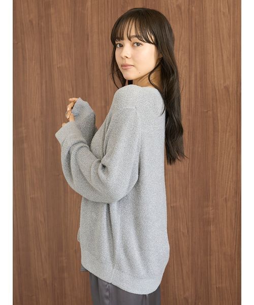 【S~M】メンズ・レディース兼用GELATO PIQUE グレー ルームウェア gelato pique パジャマ ルームウェア スムーズィーロゴ