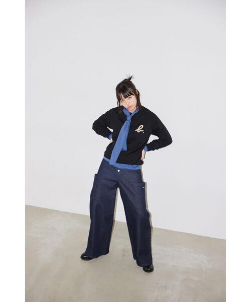 「agnes b.」 長袖カットソー MEDIUM ブラック レディース
