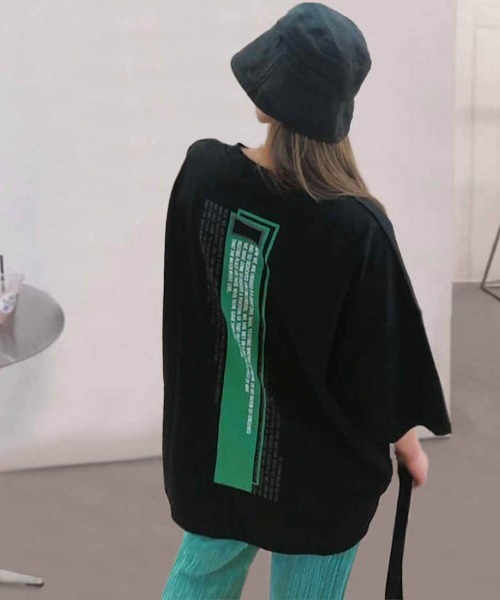 tシャツ 韓国ファッション NOWプリント半袖Tシャツ レディース メンズ