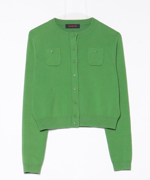 TABASA カーディガン　グリーン 中古・古着通販】PRESIDENT'S (プレジデンツ) Cardigan Over P's